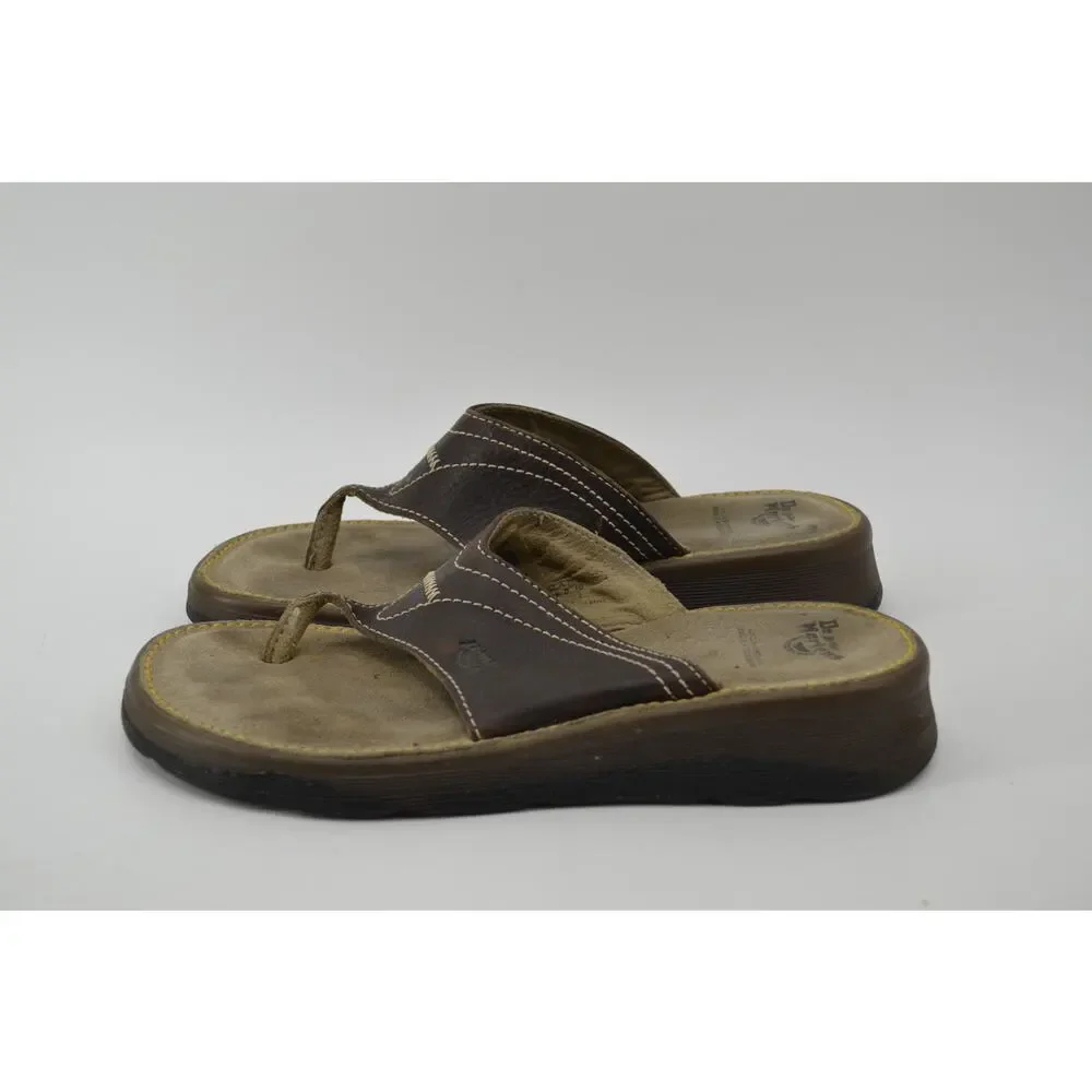 Dr Martens Thong Sandals Leather Men's Flip Flop 5A54 Size 7